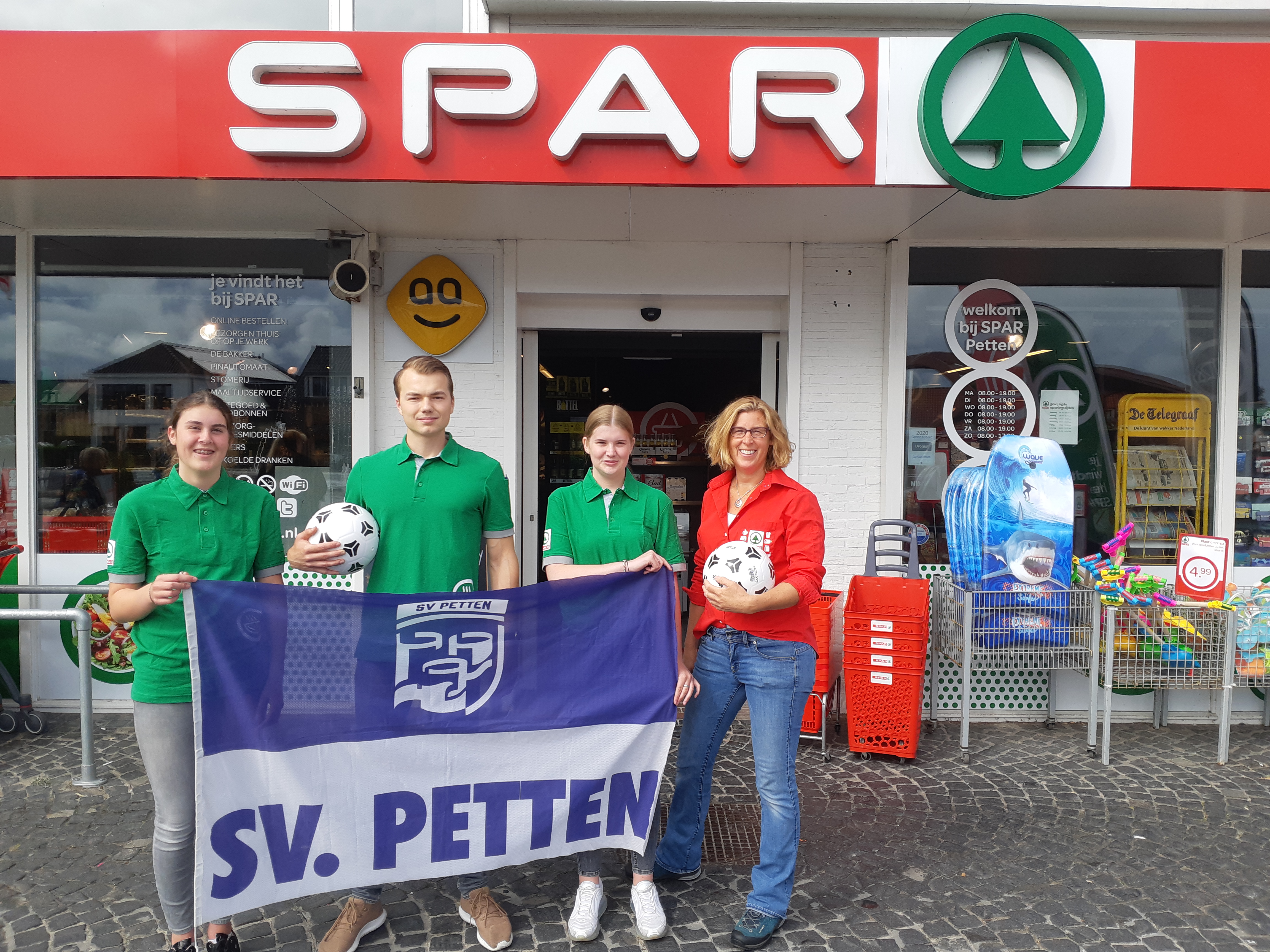 SPAR Petten nieuwe sponsor v.v. Petten JO13