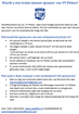 Flyer sponsoring VV Petten DEC 2020
