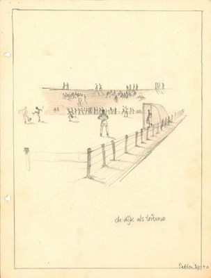 Voetbal aan de dijk