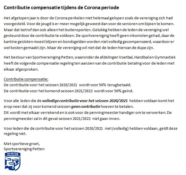 Compensatie contributie