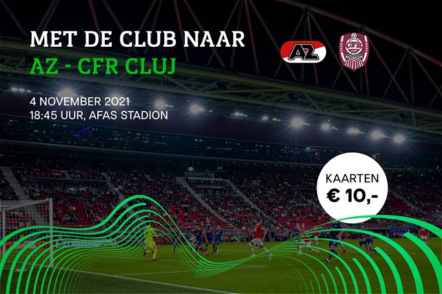 Met de club naar AZ - CFR Cluj