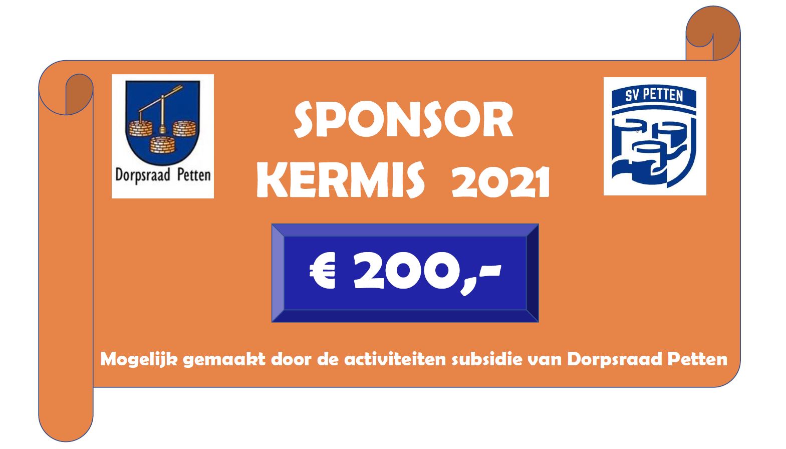 Dorpsraad sponsort kermisactiviteiten