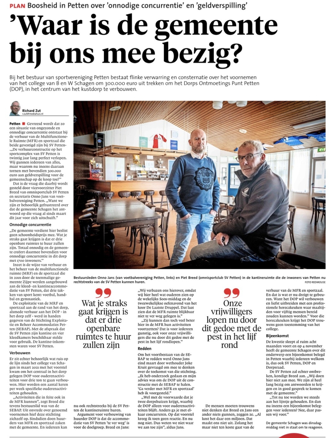 Uit het NHD van 27-10-2021