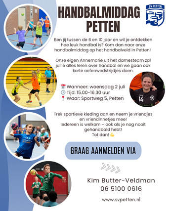 Handbalmiddag Petten jeugd woe 2 juli