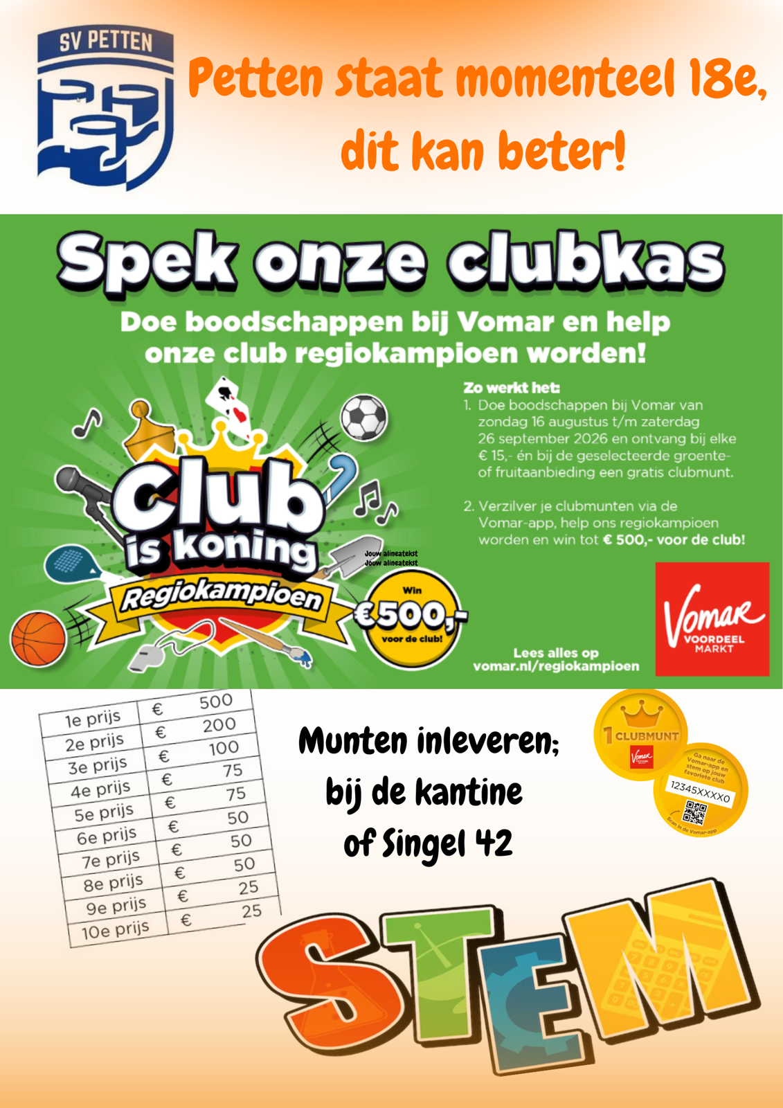 VOMAR CLUB ACTIE